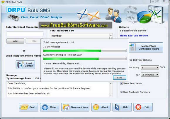 Online SMS Message 7.0.1.3