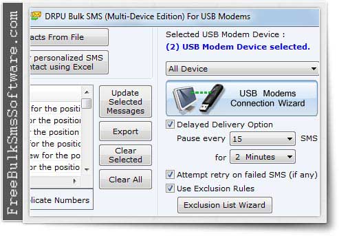 USB Modem Bulk SMS