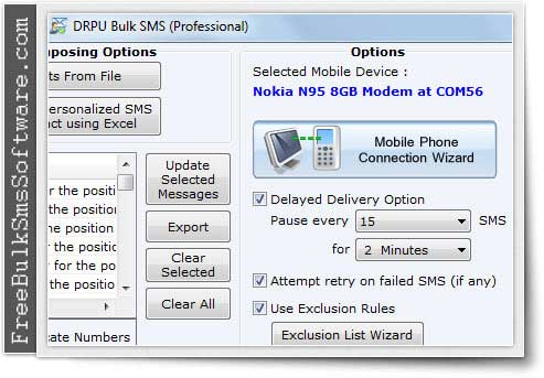 Free Bulk SMS Software