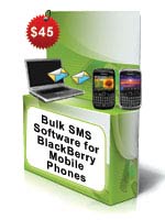 Bulk SMS Software for BlackBerry Mobile Phones
