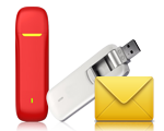 ซอฟแวร์การส่ง SMS จำนวนมาก - โมเด็ม USB หลาย